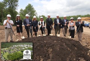 Groundbreaking ceremony, June 2018.